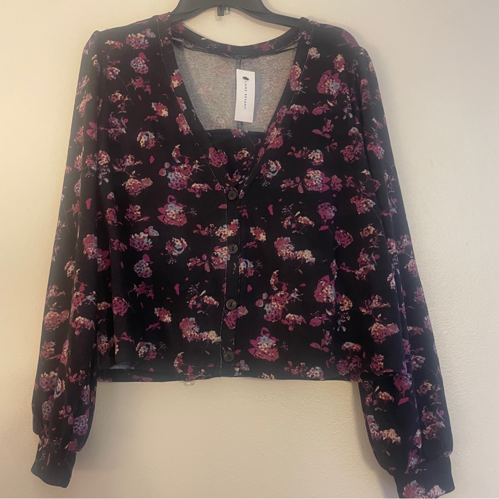 Lane Bryant 2-Piece Cardigan Tank Top Set Women's 14/16 Nwt